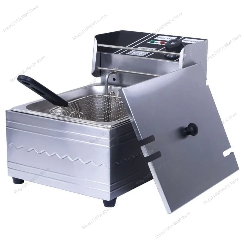 For Commercial Electric Fryer Desktop Wholesale Single and Double Cylinder, Sieve Multi-functional Fryer Skewer
