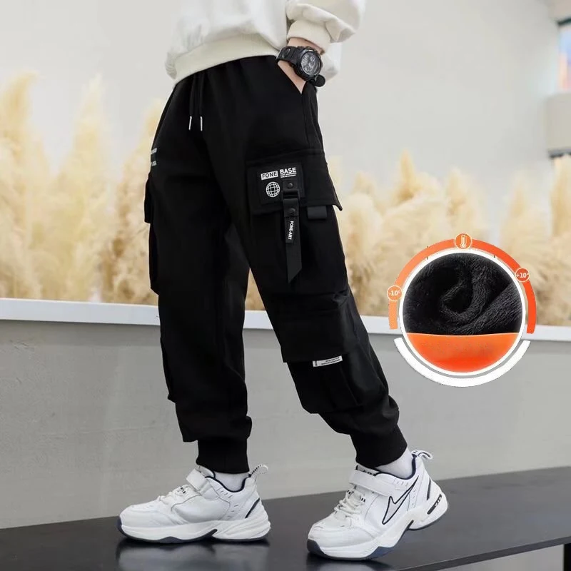 

Boys' Workwear Pants Handsome Long Pants Spring And Autumn Children's Sports Pants Fashionable And Loose Fitting Leggings