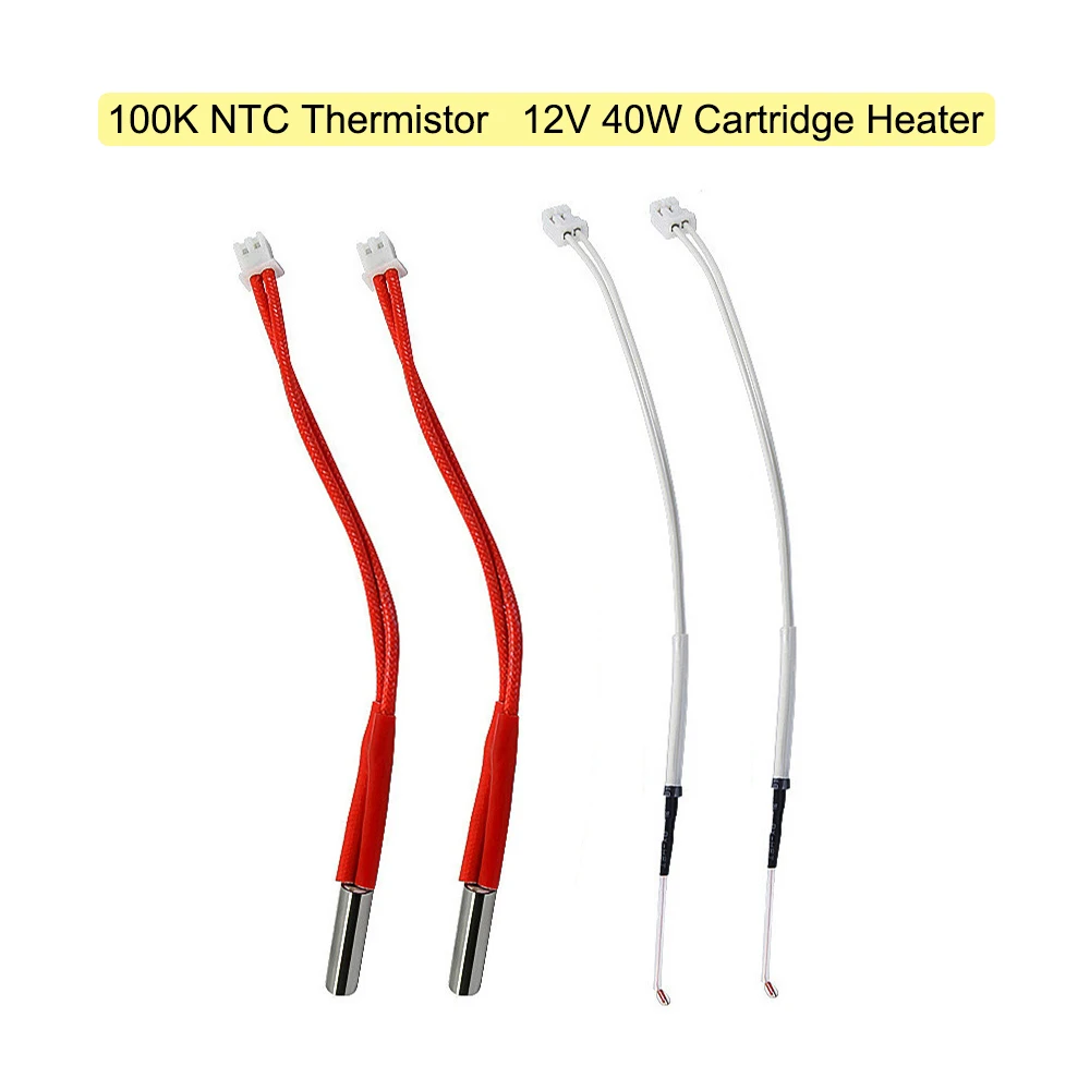 

4 шт., Нагреватель картриджа для 3D-принтера, 12 В, 40 Вт