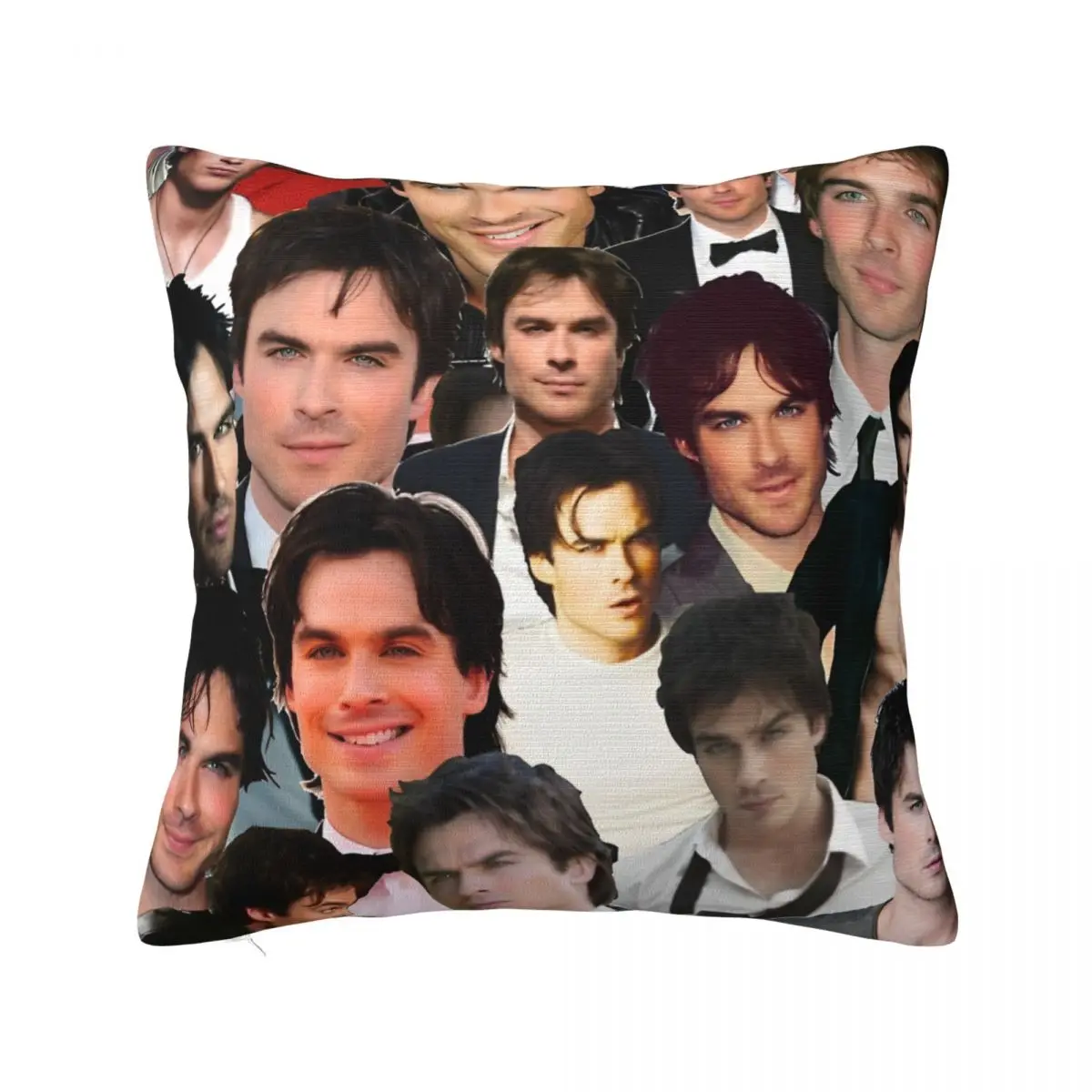 Damon Salvatore Pillowcase Double-sided Printing Polyester Cushion Cover Decorative The Vampire Diaries Throw Pillow Case Cover