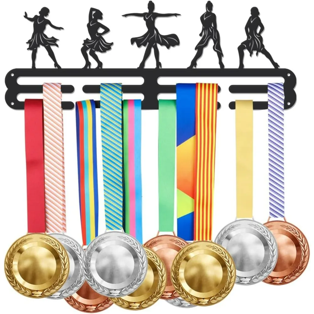 Latin Dance Medal Hanger Display Dance Medals Holder Display Dance Metal Holder for Medals Gift for Dancers Can Withstand