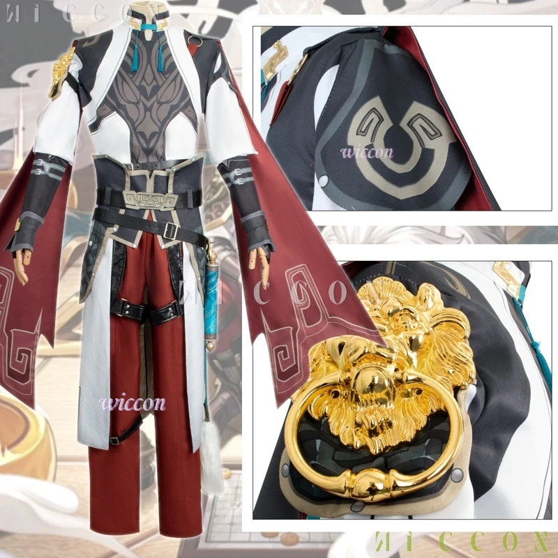 Honkai: 스타 레일 게임 JingYuan Xianzhou Luofu Divine Foresight General Cosplay Costume Game Suit의 한 캐릭터 Electro