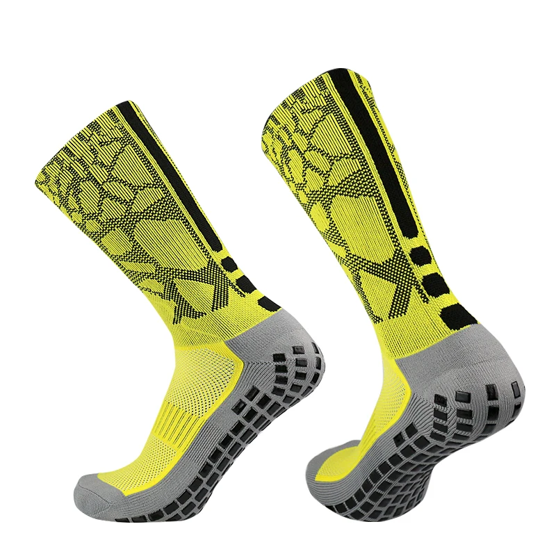 Training Football Silicone Non-slip Competition New Socks Men Women Outdoor Sports Breathable Sweat Wicking Soccer Socks