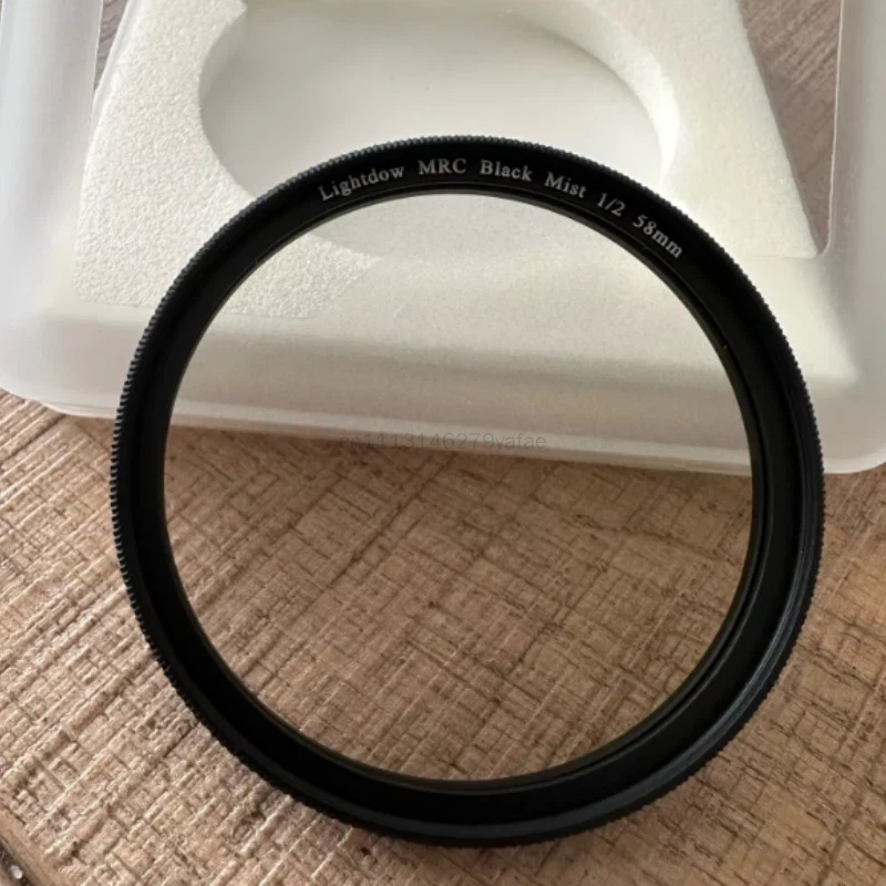 Black Mist Diffusion Filter 1/2 1/4 1/8 MRC Multi-Coated Slim Lens Filter 49-82mm Universal for Canon Nikon Sony Fuji DSLR Mirro