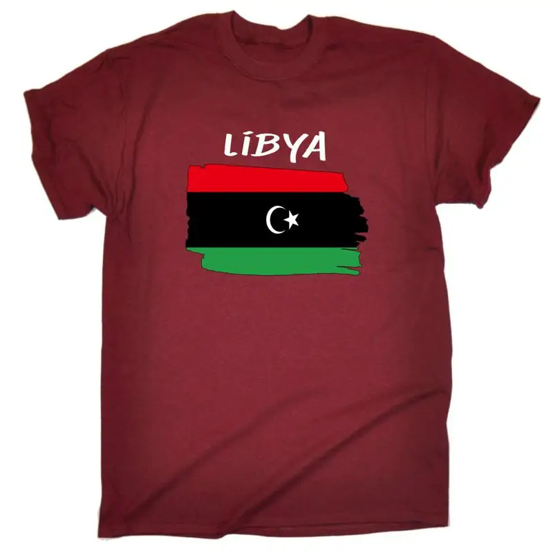 

Футболка Libya Country Flag Nationality Supporter Спортивная мужская футболка