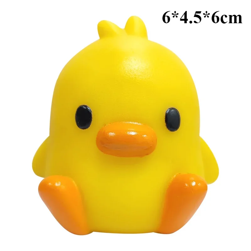 Cartoon Yellow Duck Night Light Animal Model Night Light Bedroom Bedside Small Ornaments Living Room Decoration Desk Decoration