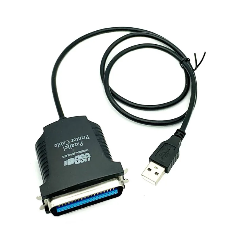 Cavo per stampante da USB a parallelo cavo adattatore per porta USB a 36 pin cavo adattatore 1284 linea stampante CN36 Pin cavo adattatore IEEE