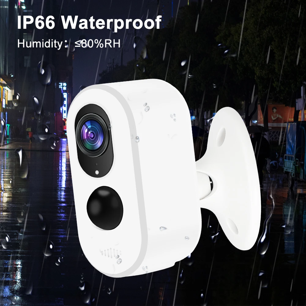 2MP 1080P Tuya APP energía Solar batería sin cables cámara IP de bajo consumo al aire libre impermeable Monitor CCTV de seguridad para el hogar