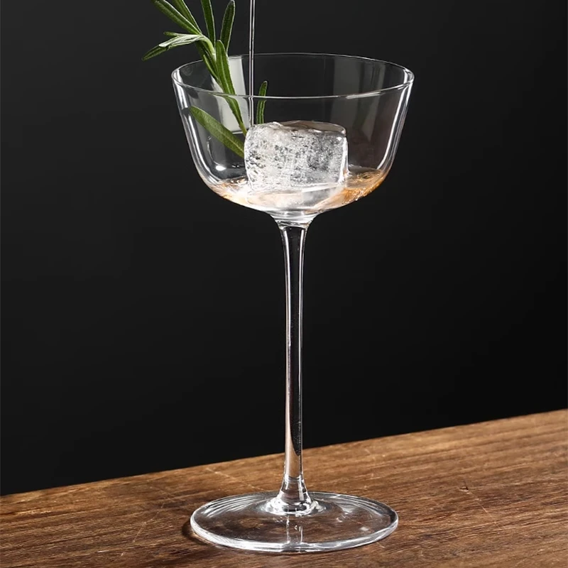 Cocktail Glass with Long Stem, Champagne, Martini, Wine Glasses, 1Pc