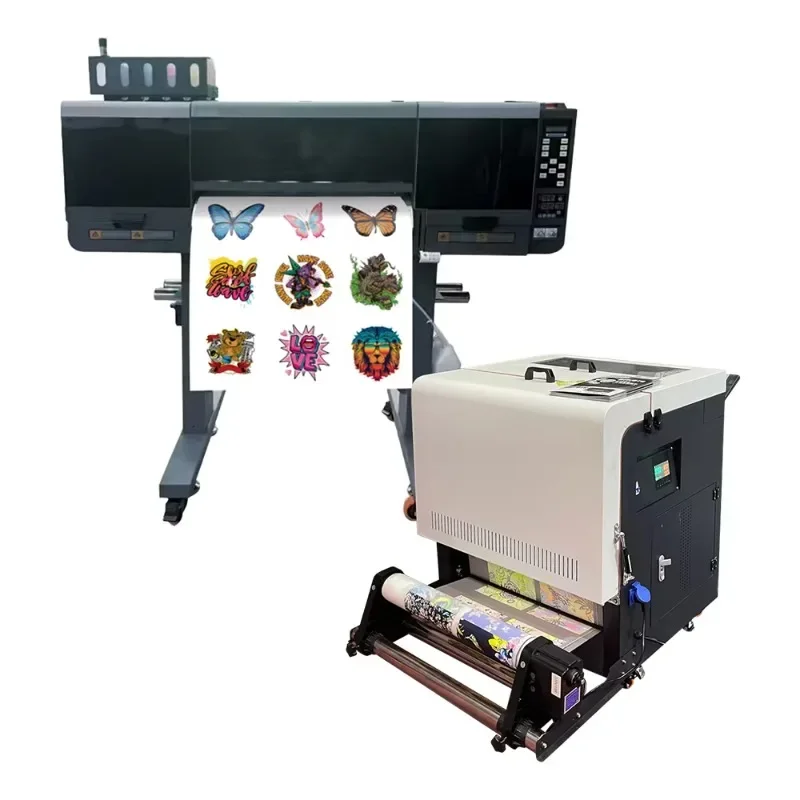 【Popular】 60cm I3200 2 Head DTF Printer PET Film Heat Transfer Printing Machine For Garment And T Shirt Use