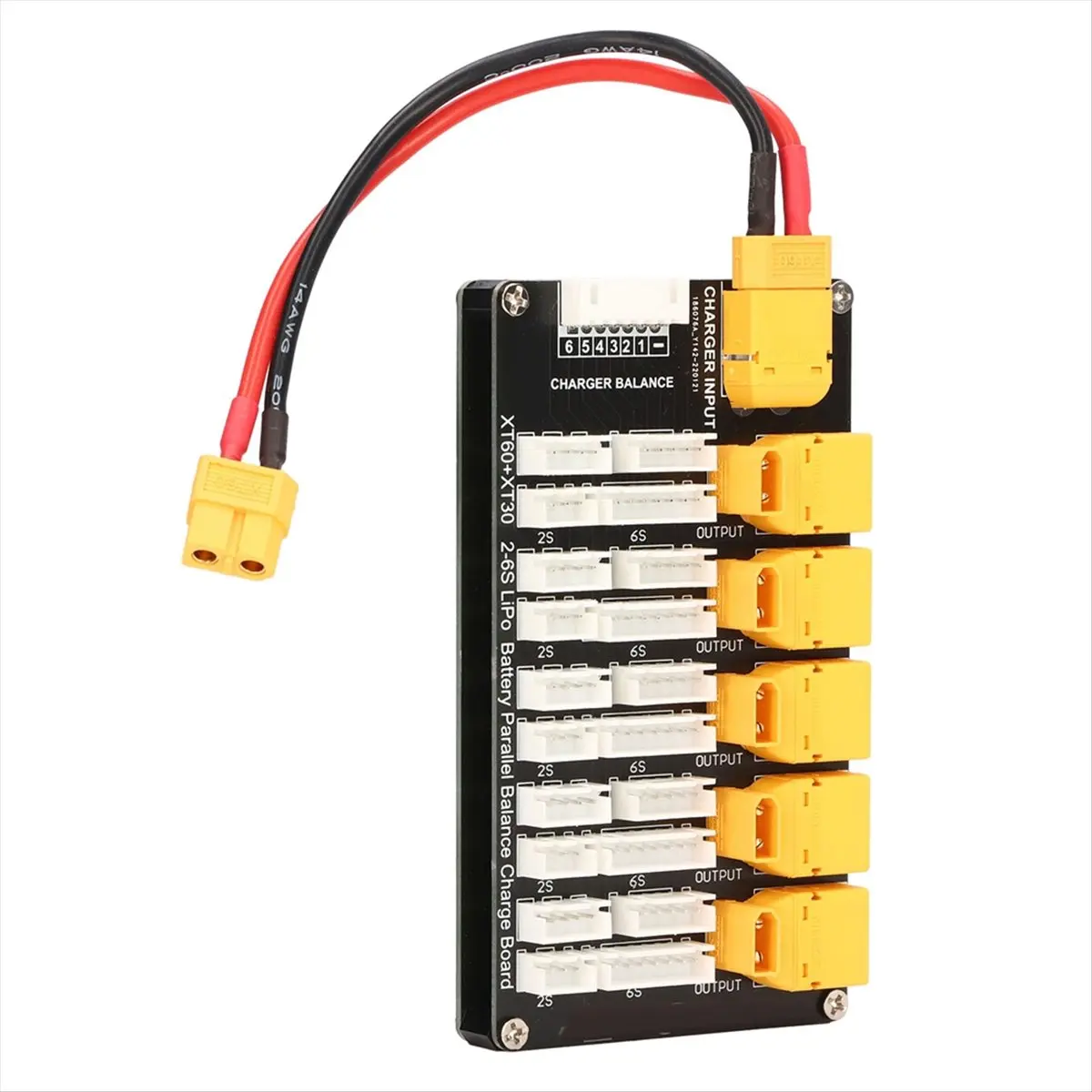 【~ New N07R】Lipo Battery Charging Board Parallel XT30 Plug 2‑6S Lithium Batteries for B6 Charger Electronic Components