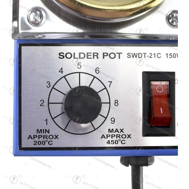 Tin pot tin furnace Soldering Pot 300W/100W Solder Pot Titanium Alloy Melting Tin  Adjustable Temperature Desoldering Bath Tool