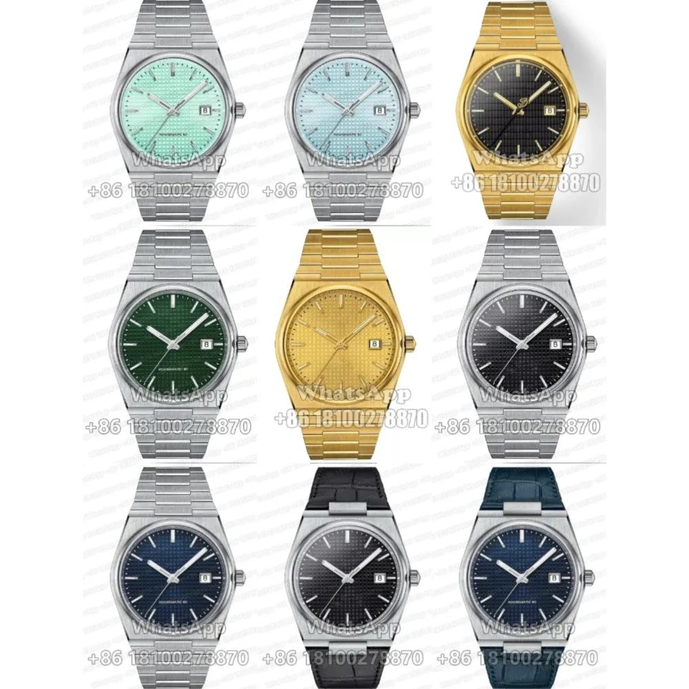 2025 Reloj con movimiento automático de acero inoxidable 904L para hombre 35 mm 40 mm inspirado en Tissotes Craftsmanship