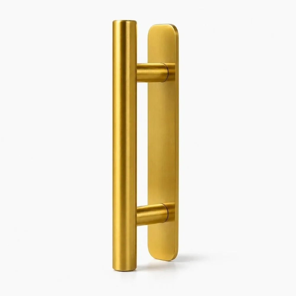 1PCS Self-Adhesive Stick-On Cabinet Handles Stainless Steel Black Silver Color Door Pulls Punch-Free No-Punch Hardware Pulls