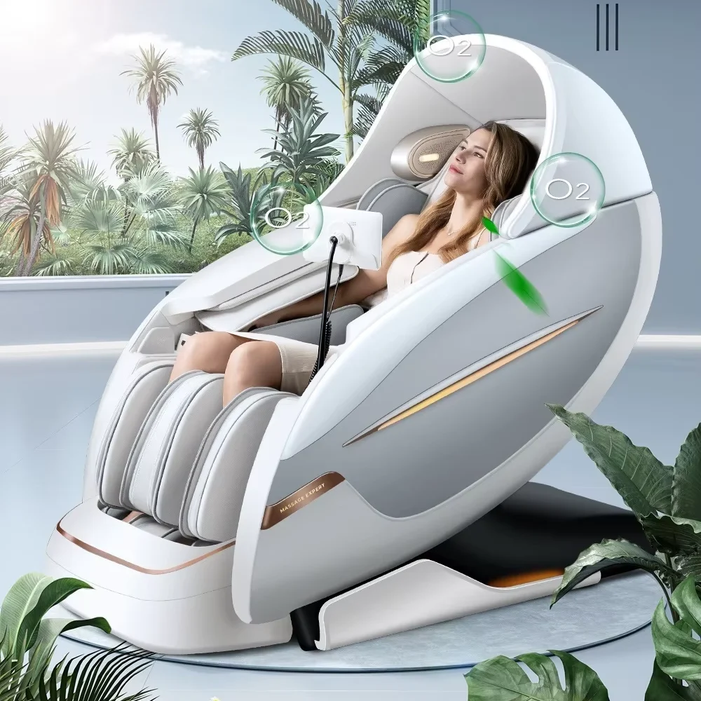 2026 Top Luxury Full Body Massage Chair 4d Zero Gravity Carbon Fiber Heating Therapy Vending Massage Chair Wholesale