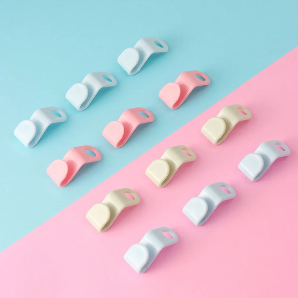 

20pcs Multifunctional Hook Hanger Connectors Non-Slip Space-Saving Clothes Storage For Closet Organizers Cascading Hooks