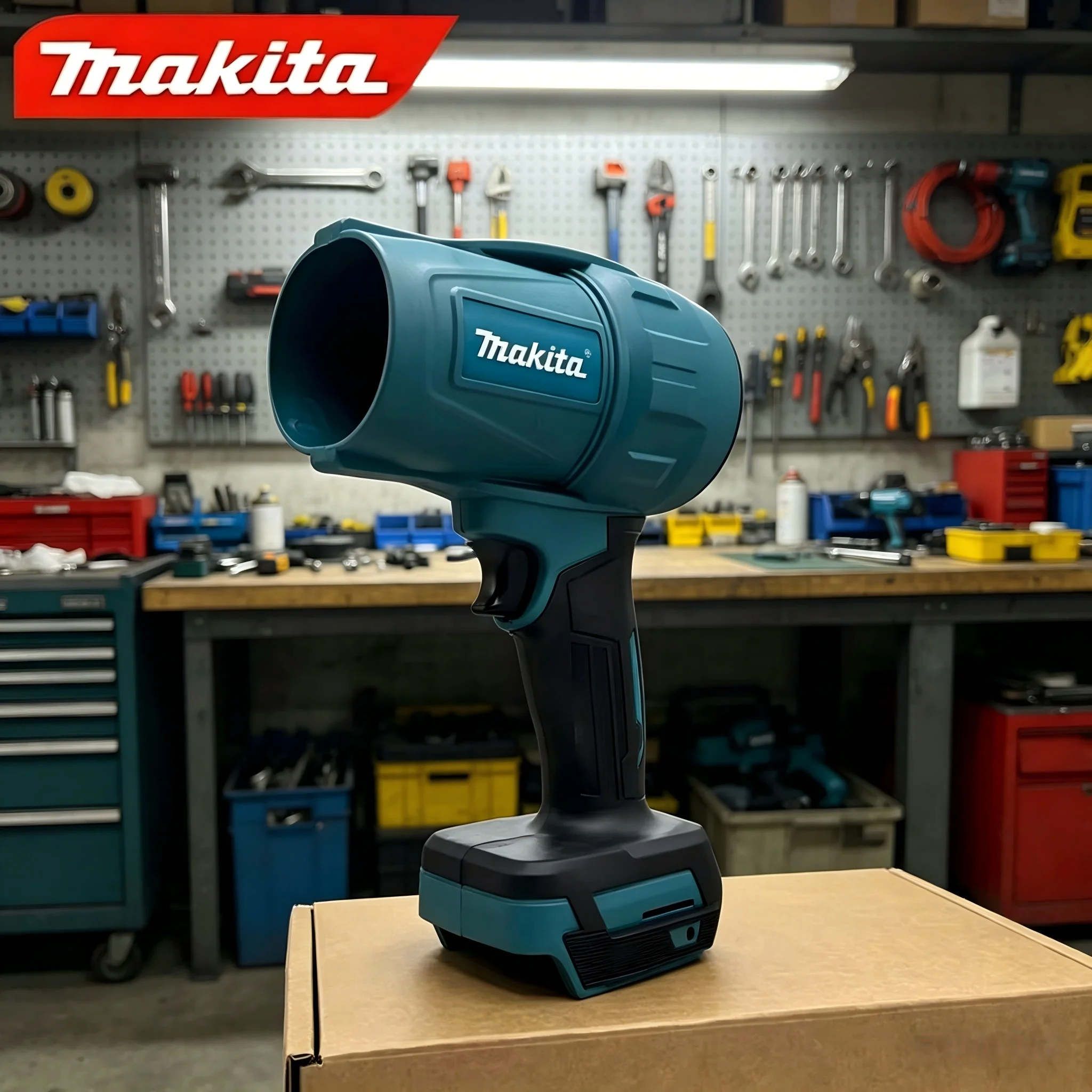 

Электрическая воздуходувка Makita 18В, турбовентилятор с регулировкой скорости, перезаряжаемый, 30000 об/мин, мощный турбовентилятор с подсветкой, инструмент для чистки автомобиля