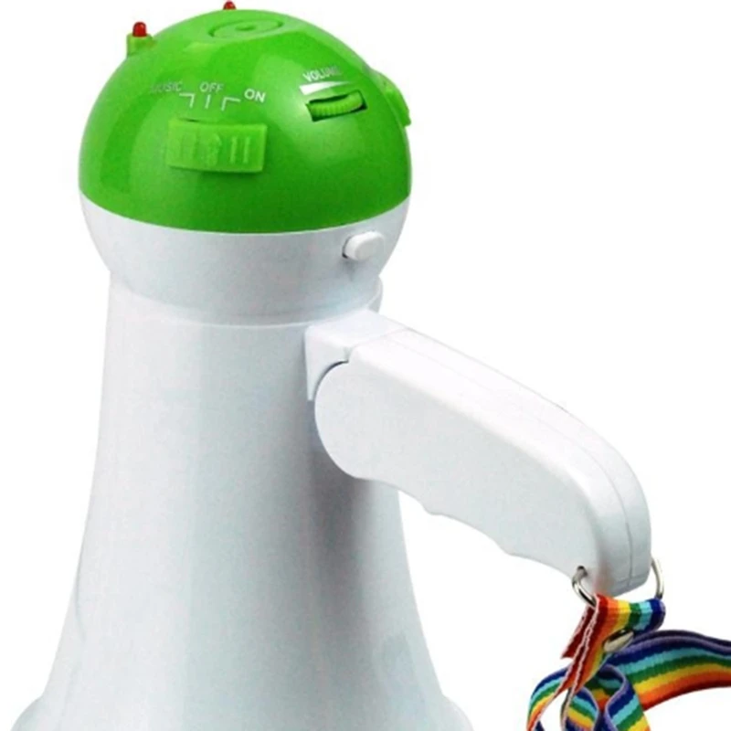 Megafono portatile pieghevole portatile altoparlante amplificatore registratore Bullhorn