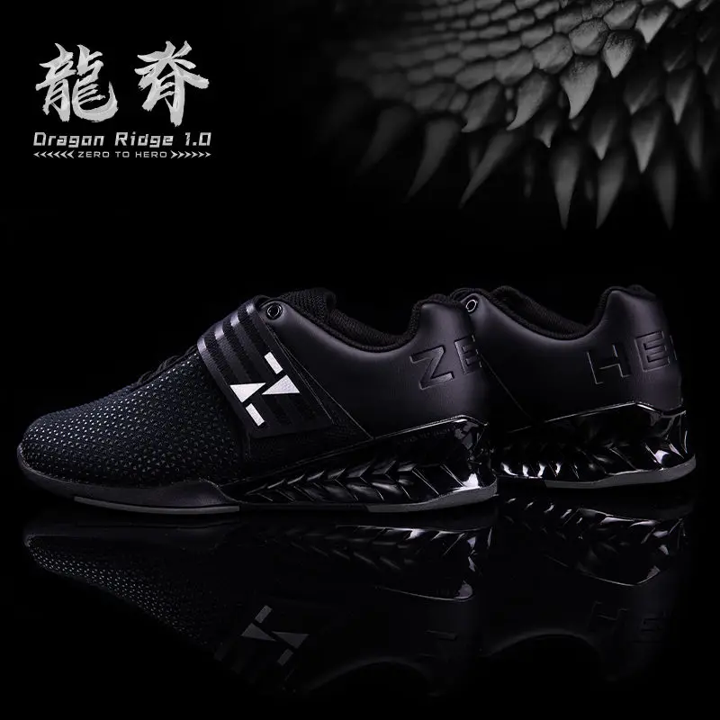 Non-slip Sports Shoes Wear-resistant Weight Lifting Shoes Men's and Women's Deadlift Shoes Professional Squat Shoe Large Size