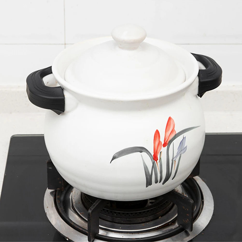 

Grips Anti-scalding Pot Handle Holders Heat Resistant Protector Detachable Gel Cover