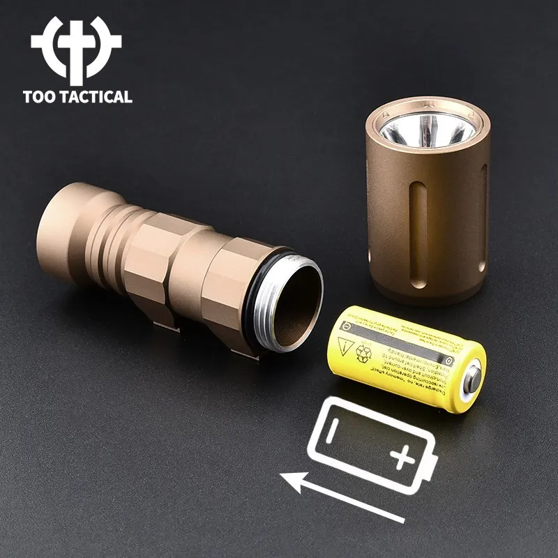 

PLH-V2flashing Tactical Flashlight 1000Lumen Metal Weapon Torch For Picatinny Rail AR15 Airsoft Accessories Wadsn Scout Light