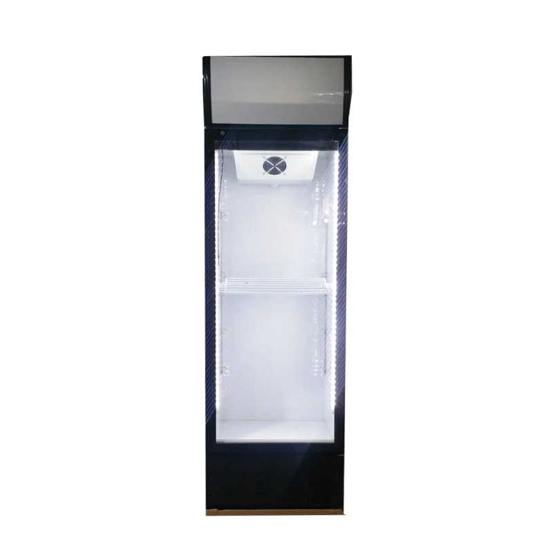 Single Glass Door Commercial Refrigerator, Upright Beverage Cooler with CE & ERP Certificate