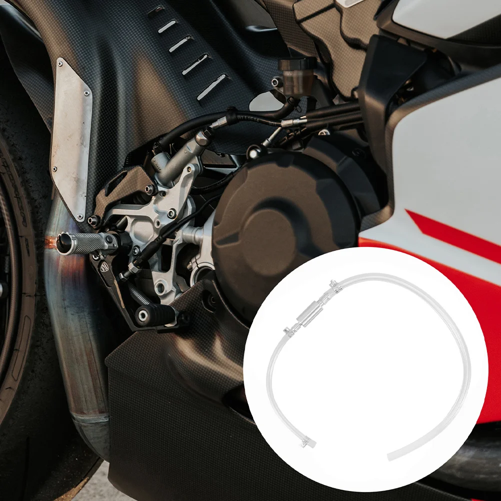 

2pcs Check Valve Brake Bleeder Hose For Motorcycle Hydraulic Line Maintenance Fuel System Bleeding Tool Engine Cylinder Brake