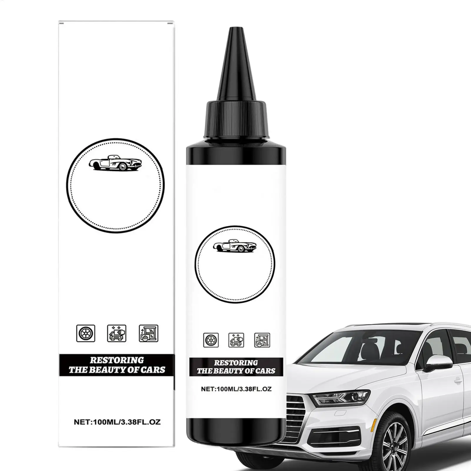 Car Coating Spray High-Gloss Long Lasting Portable High-Gloss Automobile Cleaner Solution Auto Coating Spray Polishing Care