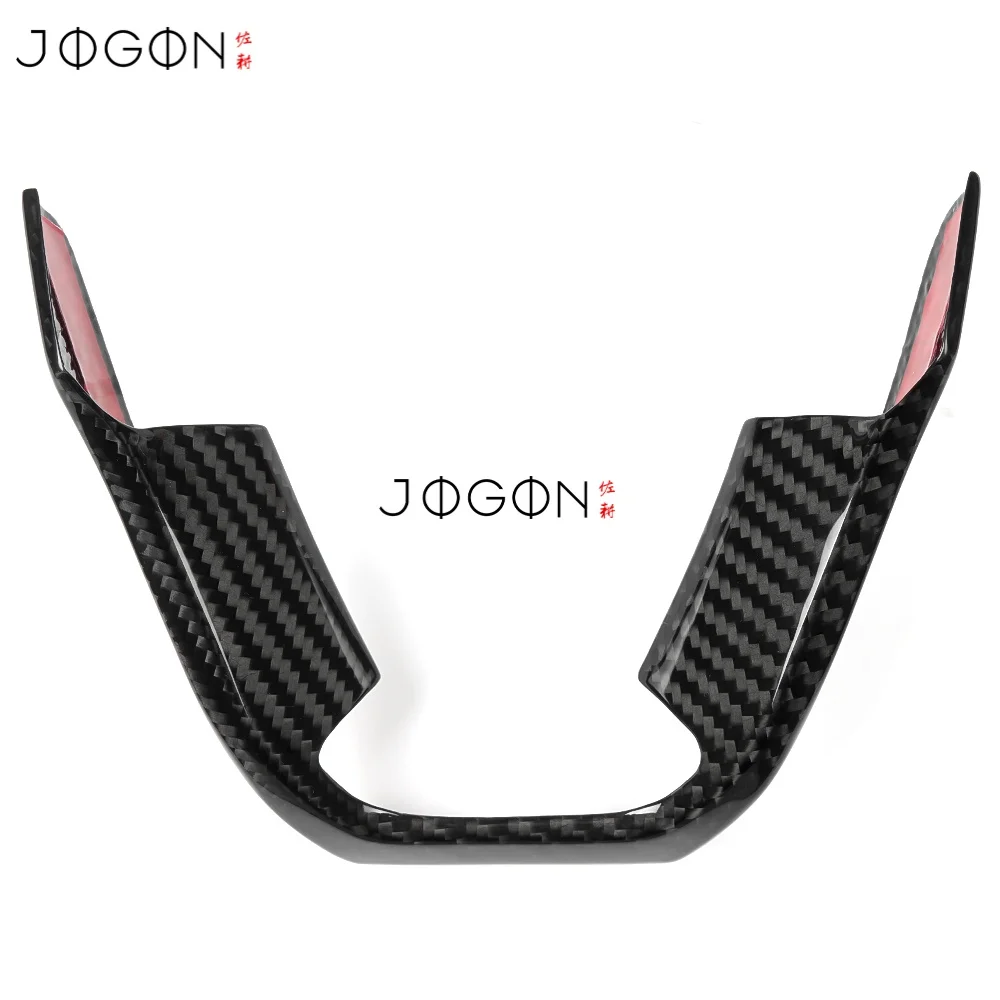 Steering Wheel Lower Trim for Lotus Emira V6 I4 2022-2025 Real Carbon Fiber Steering Wheel Bottom Cover Interior Accessories