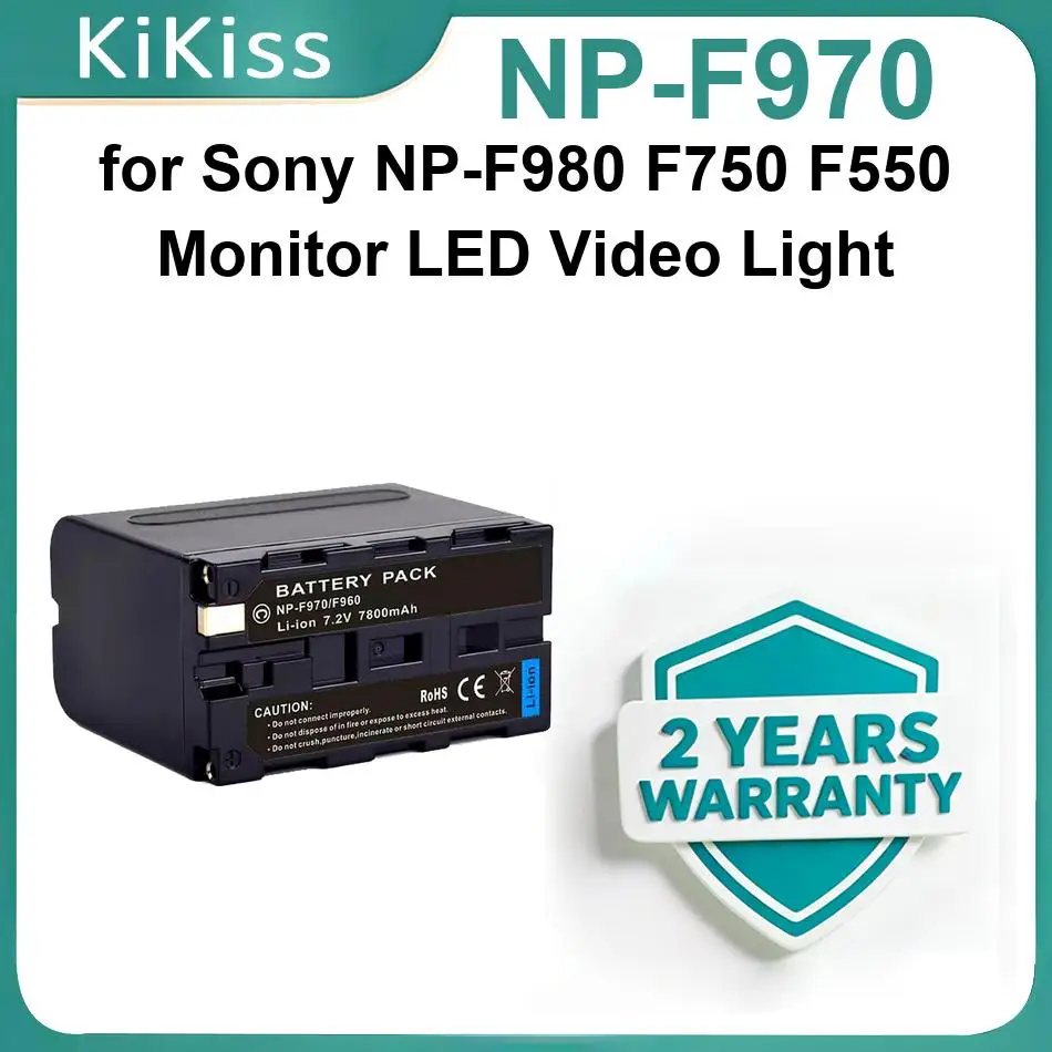 NP-F970 Batteries For Sony NP-F980 F750 F550 7800Mah High-Performance Camera Battery
