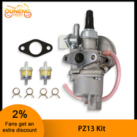 13mm PZ13 Motorcycle Carburetor For 2 Stroke Engine 47cc 49cc Pocket Bike Mini Carb Quad ATV Dirt Bike