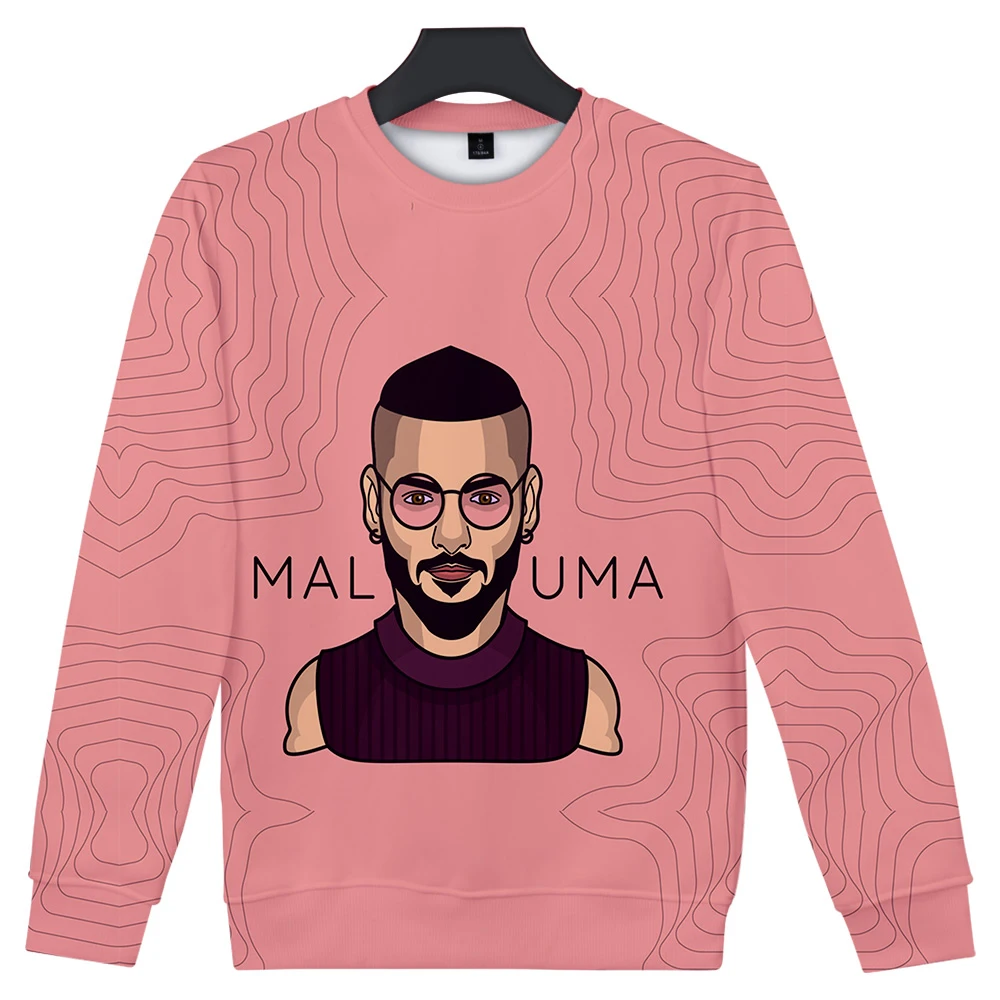 Sweatshirt Men/women Hip Hop Hoodies Maluma Sweatshirt 3D Capless Sweatshirt Print Hot Fashion Polluver Boys/girls Full