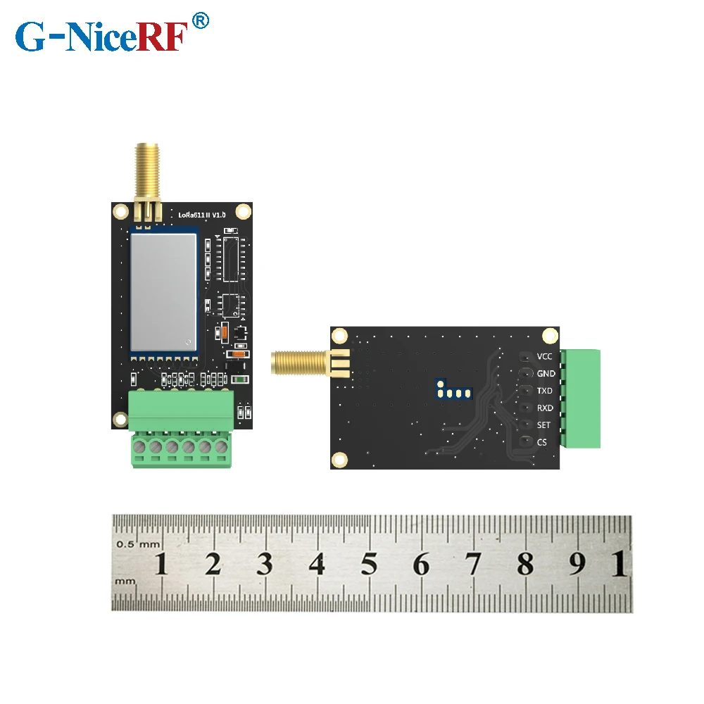 

2pcs/Lot LoRa611II - 160mW 868MHz MESH network Router mode Industrial UART long range 5km LoRa transceiver module