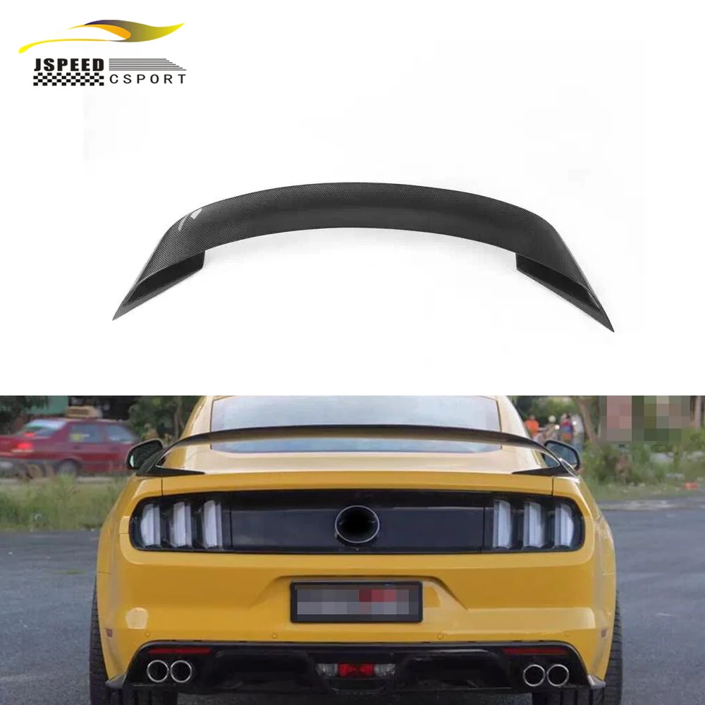 

Suitable for Customized carbon fiber GT35 spoiler wings Suitable for Ford Mustang 2015