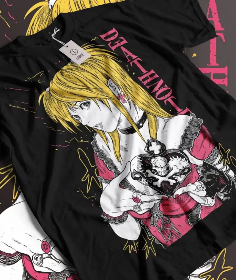 

Unisex Horror Manga Creepy Girl T-Shirt, Dark Anime Gothic T-Shirt, Manga Gothic T-Shirt Inactive