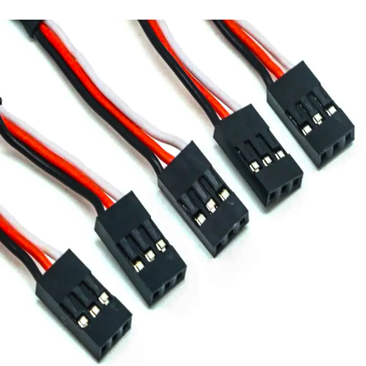 5pcs 300/500mm RC Servo Y Extension Cord Cable Lead Wire For RC Servo JR Futaba RC Airplane Helicopter Car DIY