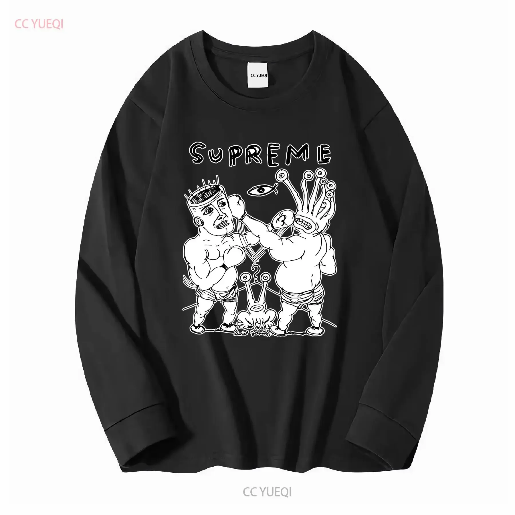 تي شيرت كلاسيكي للملاكمة دانيال جونستون آرت مقاس S M L XL 2XL عتيق مغسول متعدد الاستخدامات ملابس غير رسمية مصممة للجنسين #3