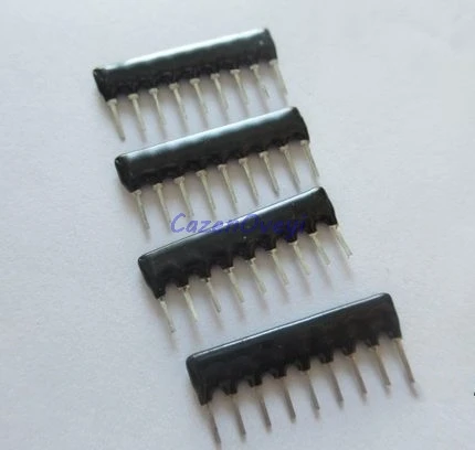 5pcs/lot DIP exclusion 9pin 1K A102 102 ohm 9A102J 9A102G 9A102 A102J A102G  Resistor