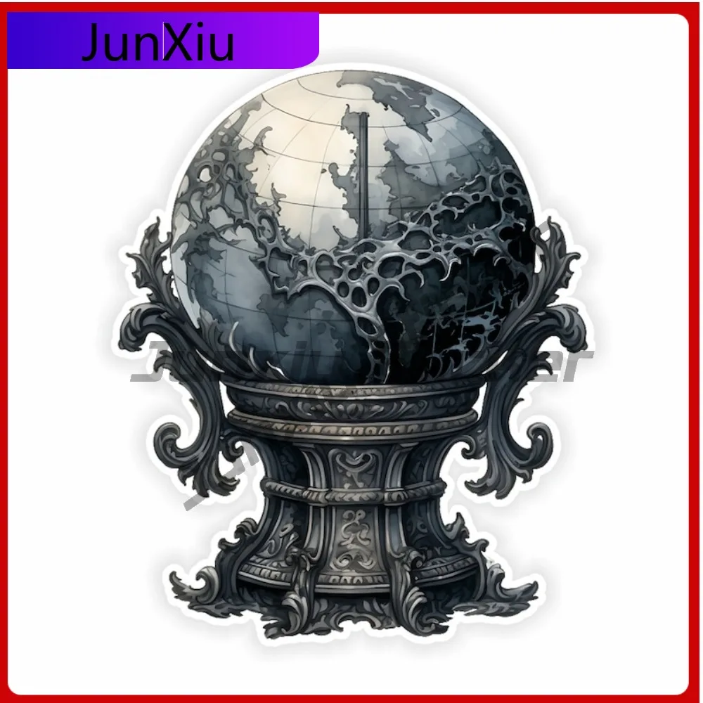 

Gothic Crystal Ball Stickers Waterproof Vinyl Custom Vehicle Decals Car Suv Camping Sticker Accessories Funny Refit Decoration