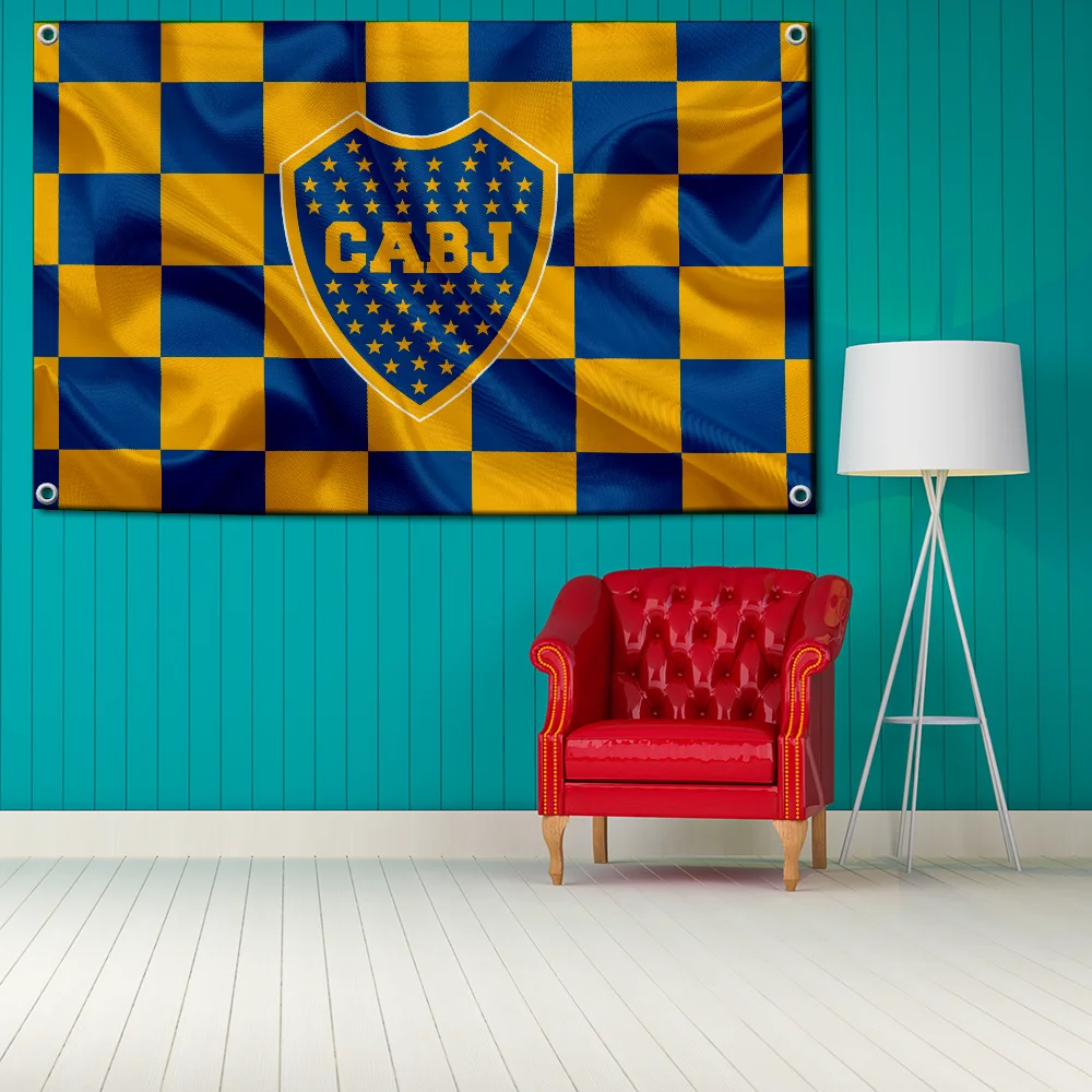 Hanging Flags CABJ Flag Boca Juniors Flag for Rooms Banner Club Flag Wall Decoration Outdoor Decor Room Aesthetic Decorations