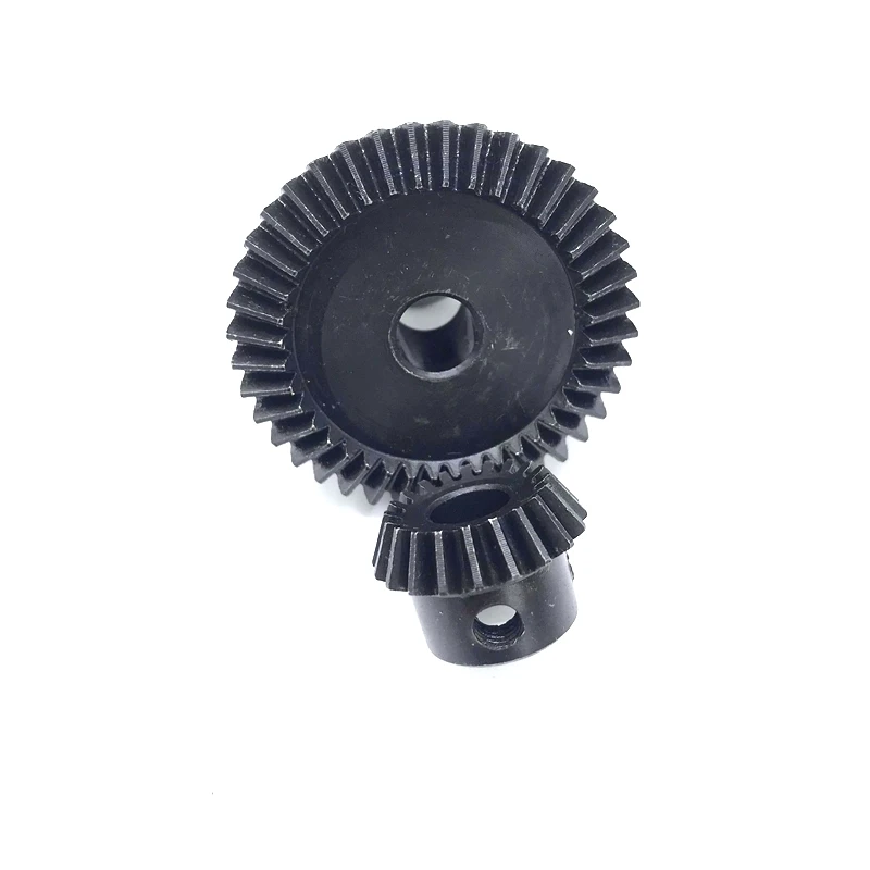 90 Degree Right Angle Reversing Gearbox Small Bevel Gear 1/2 Hole 8 High-frequency Treatment 45 Steel Spur Bevel Gear Set