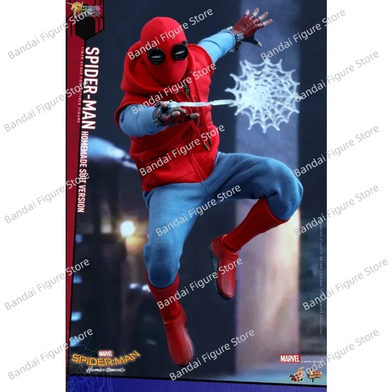 HOTTOYS HT MMS414 1/6 Spider-Man Wersja Domowej Stroju Figurka Akcji Homecoming Season Oryginalny 12-calowy Pełny Zestaw Kolekcja Hobbystyczna