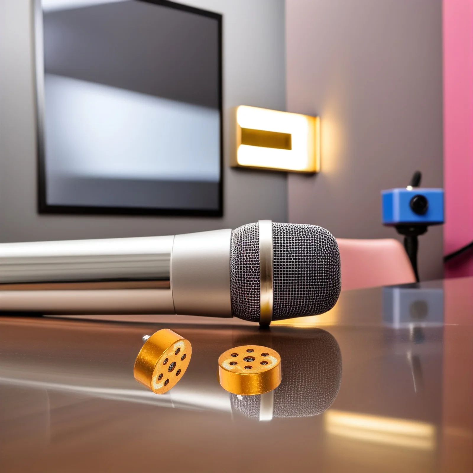 

Capacitive Microphone Core Pop Filter for Suite Golden Small Diaphragm Condenser