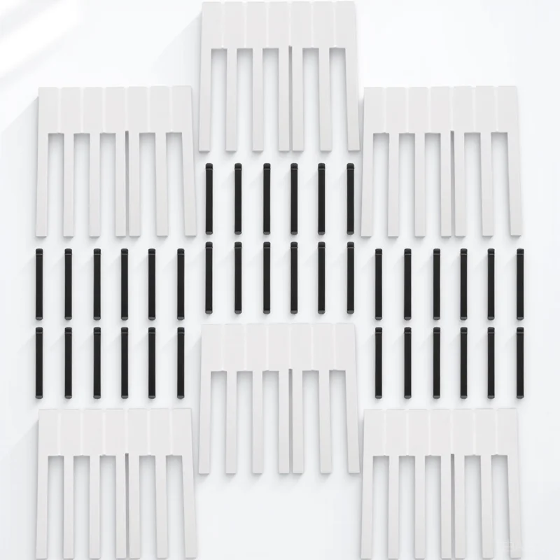 

88Pcs Practical Piano Keytops Durable Professional Replacement Tools Piano Repair Accessories Musical Instrument Supplies