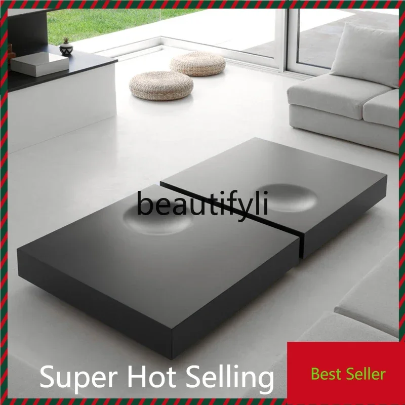 

Italian minimalist coffee table side tea table homestay bay window tatami coffee table with drawer G1218