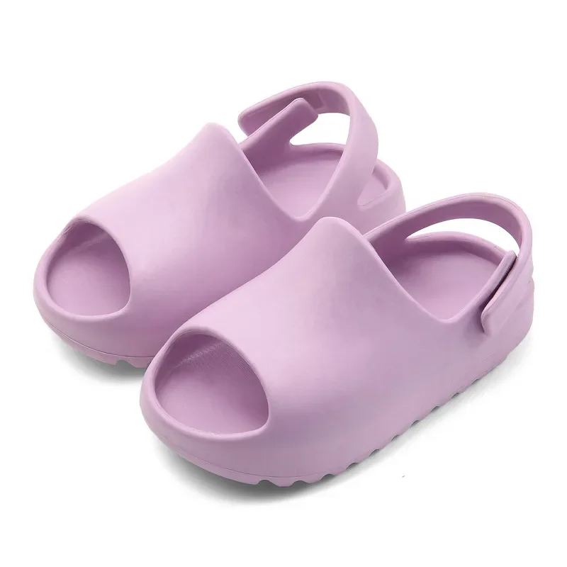 Non-slip Slippers Children Baby Bath Thick Soled Children\'s Sandals Outside To Wear Comfortable Home Bathroom Summer New