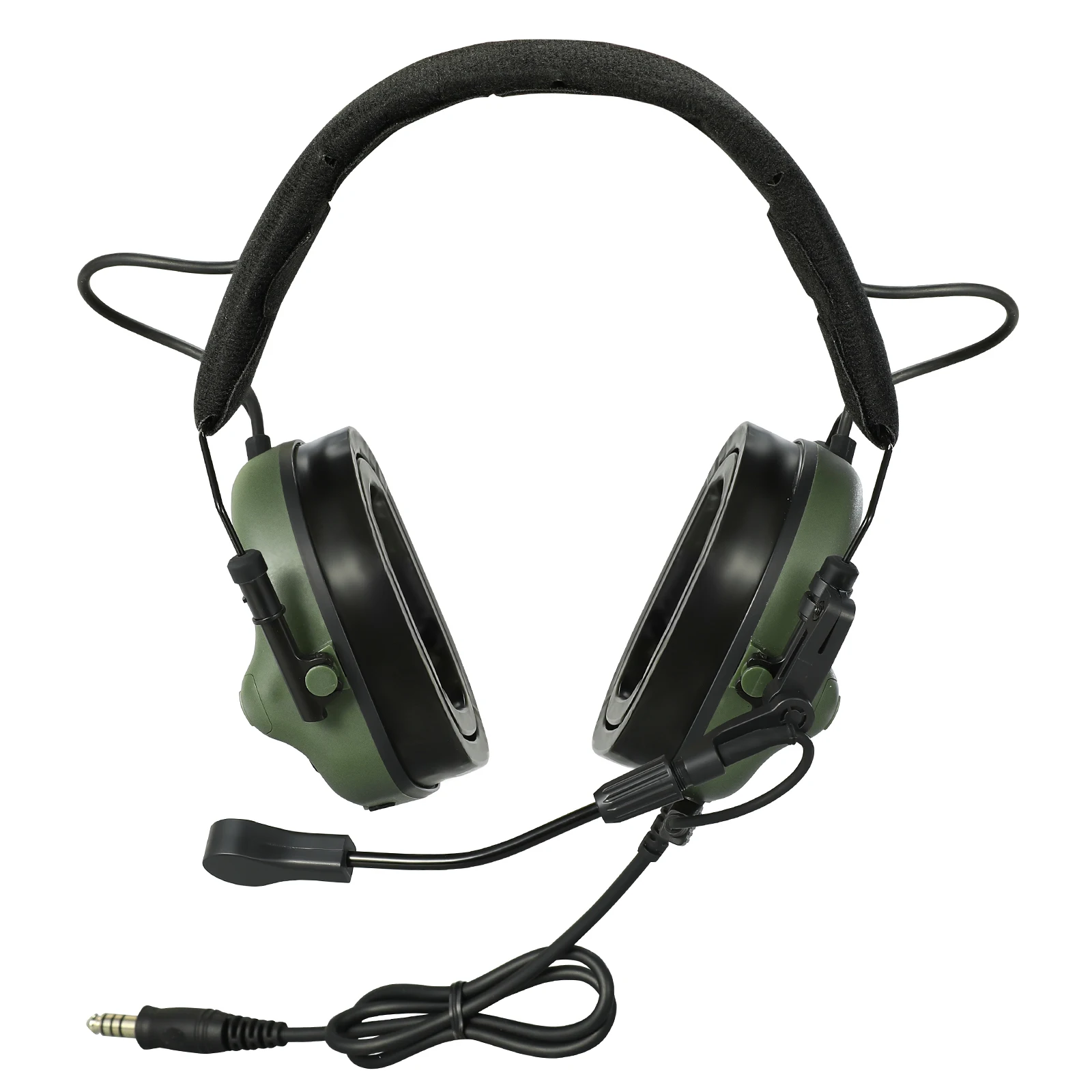 Shooting Earmuffs Active Noise Reduction Sound Pickup Headphone  with Helmet ARC Brackets and PTT Adapter