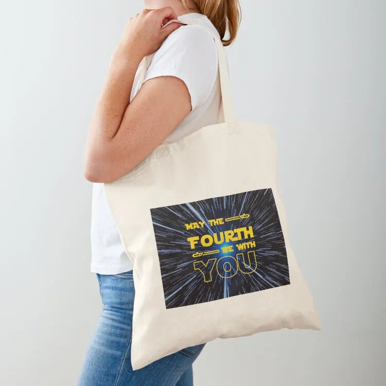 

MAY THE FOURTH BE WITH YOU MASK Tote Bag Women's shopper bag sac pour femme personalized tote bag Lady