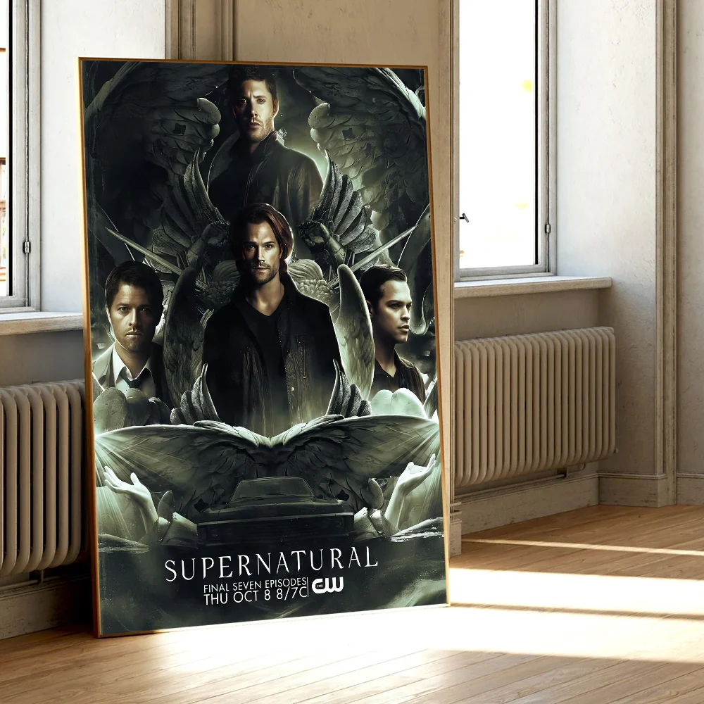 TV Play Series Supernatural Movie DIY Sticky Poster Whitepaper Prints Posters Artwork Nordic Home Decor