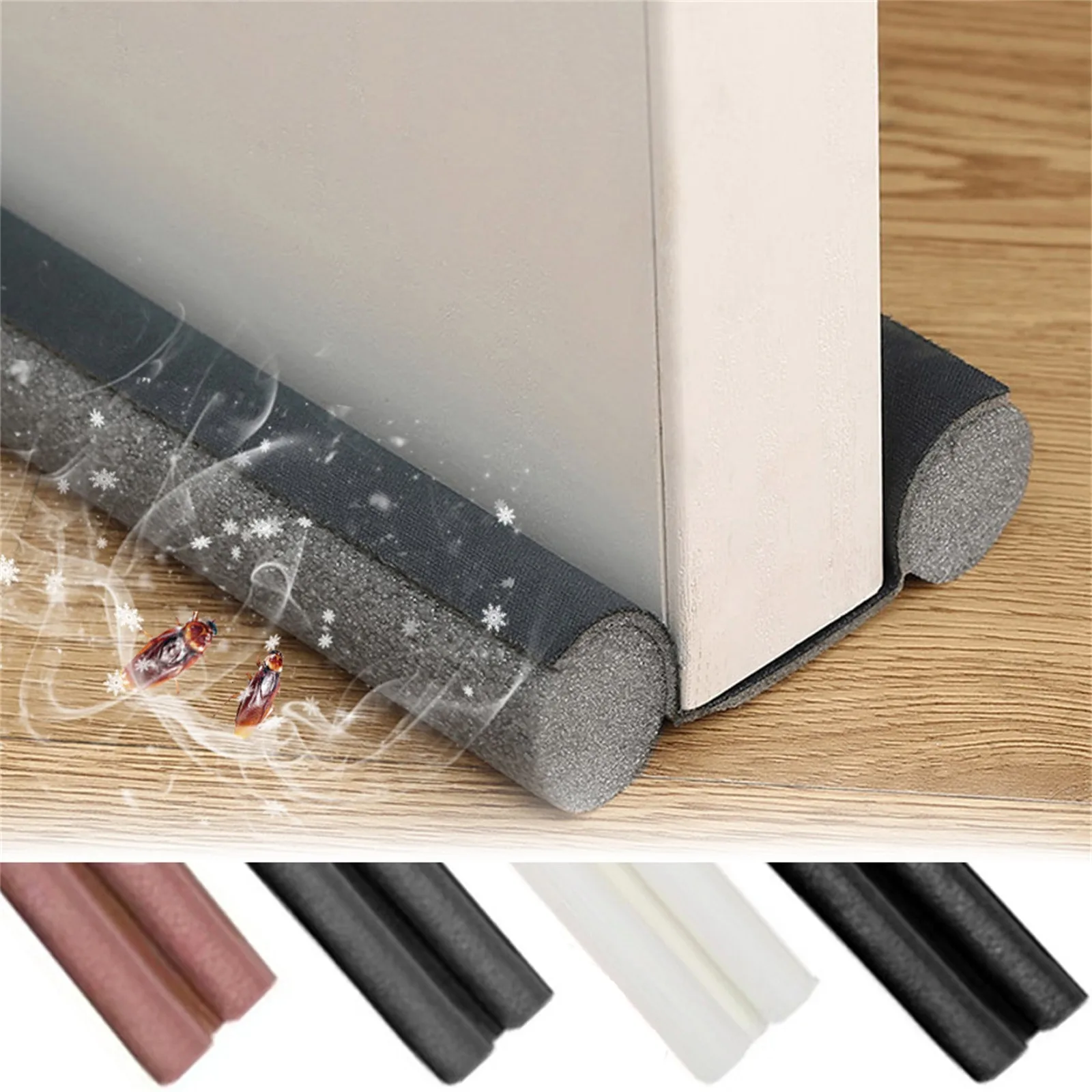 Door Draft Stopper 36inch Under Door Draft Noise Blocker Window Breeze Blocker Adjustable Door Sweeps Draft Seal Window Sealer